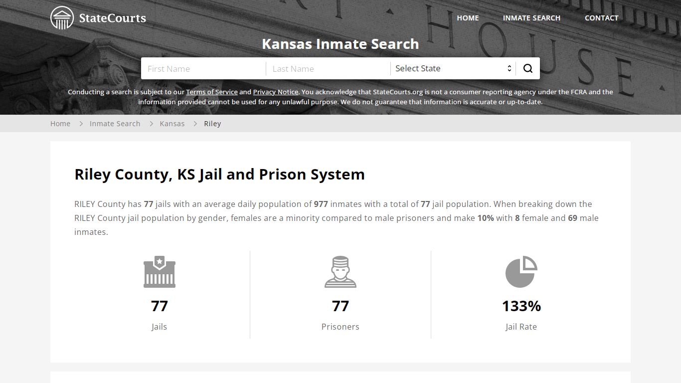 Riley County, KS Inmate Search - StateCourts